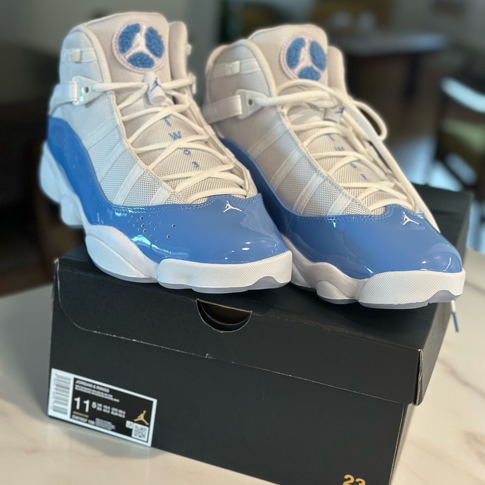 Jordan 6 rings UNCs - NEW in box, never worn